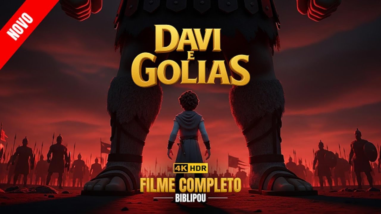Davi e Golias | FILME COMPLETO EM DESENHO | História Bíblica Infantil