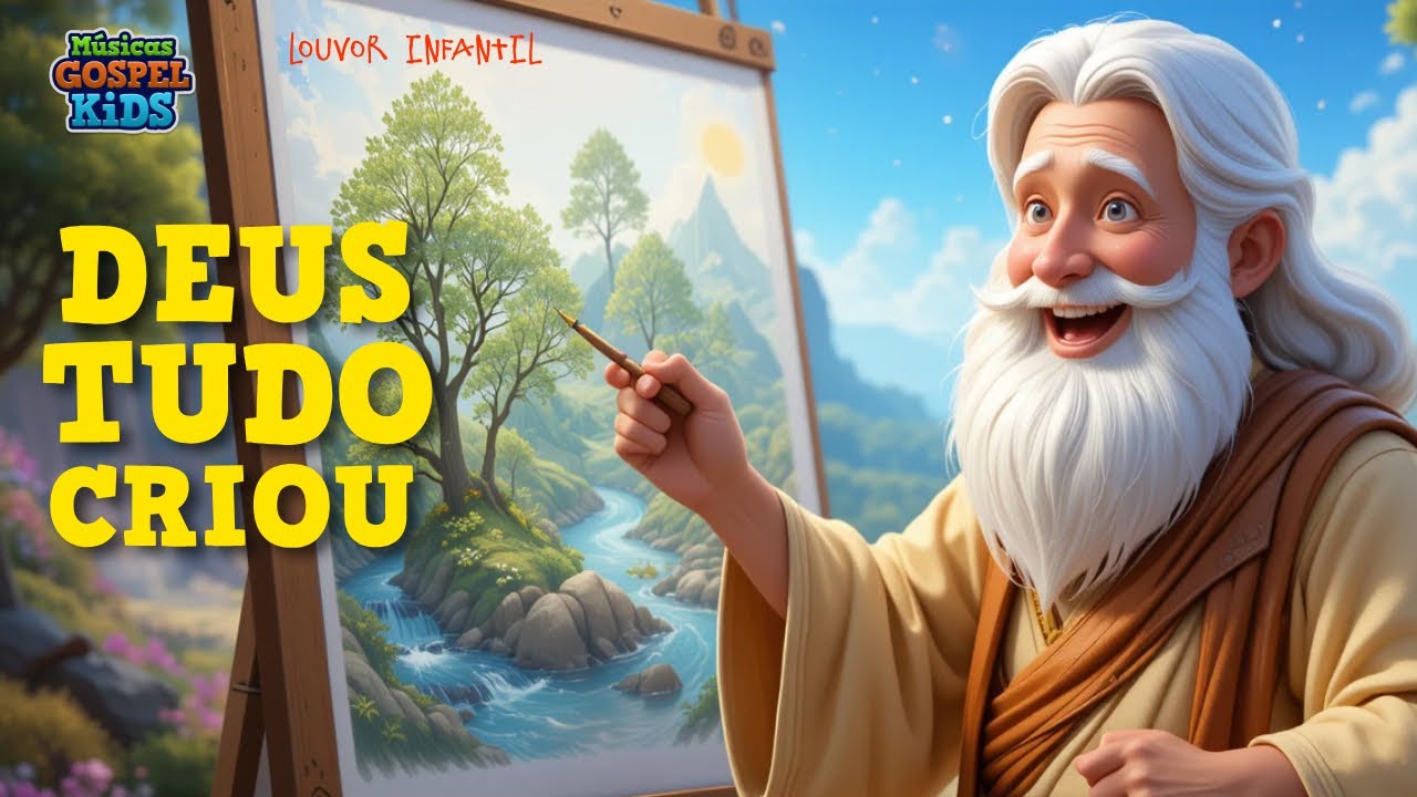 DEUS TUDO CRIOU – Música Gospel Infantil sobre a criação