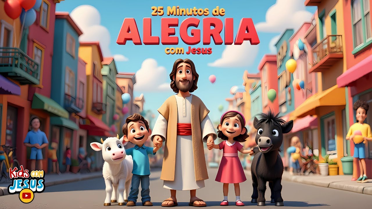 Especial De Música Infantil Gospel – 25 Minutos Com Jesus