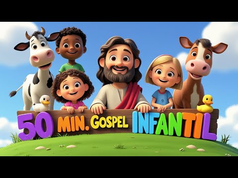 Maratona Música Infantil Gospel | +50 Min. com Jesus | MÚSICA GOSPEL PARA CRIANÇAS
