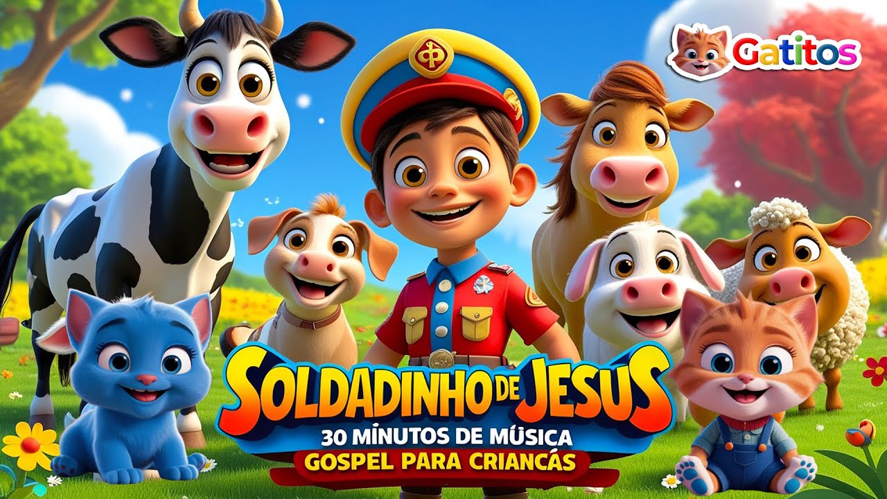 Soldadinho de Jesus – +30 Minutos de Música Gospel Infantil para Crianças